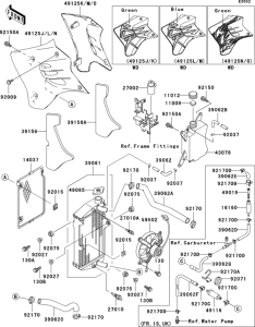 KL650 Radiator(1 / 2)