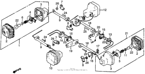 CB125S Turn signal 80