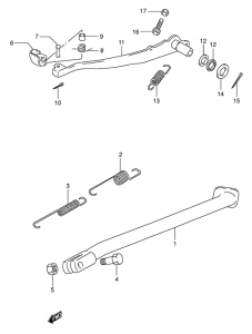 DR350 Подножки