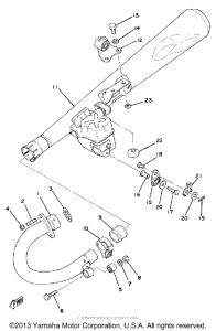 SR500F Выхлопная система