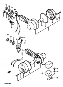 TS250 Поворотники