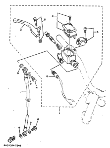 YN50 Передний тормозной цилиндр