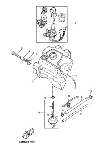 YQ50 Топливный бак