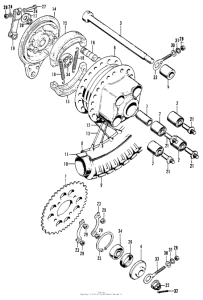 XL100 Переднее колесо