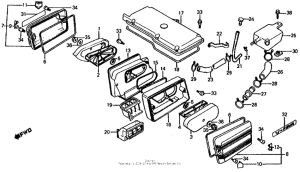 VF750S Air cleaner 82