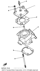 YZ80A Цилиндры