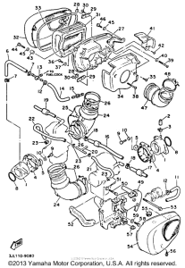 XV750E Воздушный фильтр