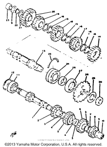 XS650_2F - 1979 Трансмиссия
