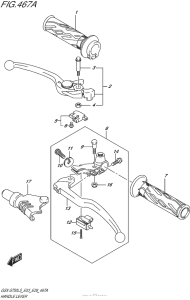 GSX-S750 Рулевые переключатели