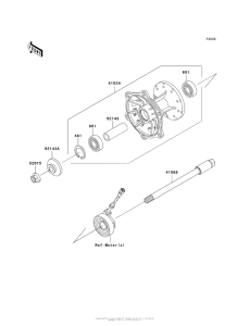  Переднее колесо