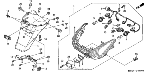 FSC600 Taillight + rear fender
