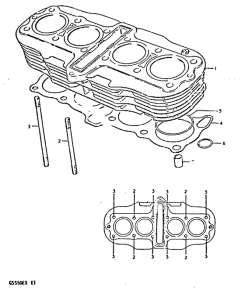 GS550 Цилиндр