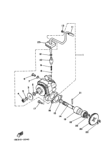 TY175 Масляная помпа в сборе