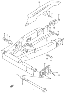RF900 Маятник задний