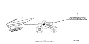 CR85R Наклейки