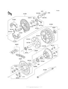AN112 Задняя ступица колеса