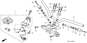  Handle pipe / top bridge