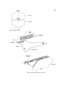 KLX250 Наклейки
