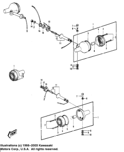 KH400 Поворотники
