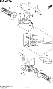  Handle Lever (Dr-Z125L6 E28)