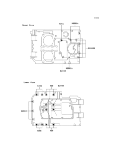 EX500 Болты крепления картера