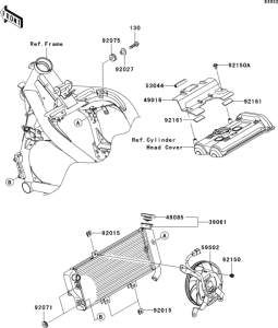 ER650 Радиатор