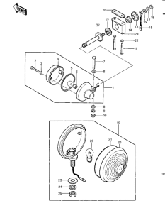 KZ1000 Поворотники