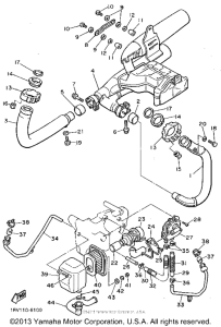 XV750DC Выхлопная система