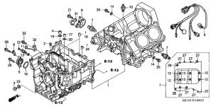 ST1300 Картер двигателя