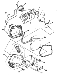 YW100E Глушитель