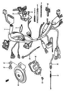 GSX750 Жгут проводов