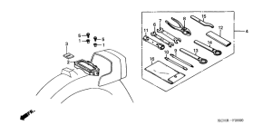 CG125 Tool box / tools