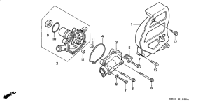 XRV650 Водяная помпа