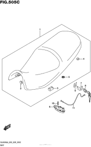 DL650 (ABS) Seat (Dl650Al6 E03)