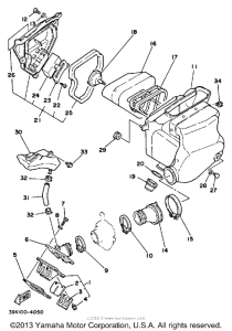 YZ80L Воздушный фильтр