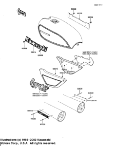 KZ1100 Наклейки