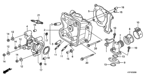 SH125D Головка цилиндров