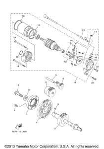 XV1900CU Стартер