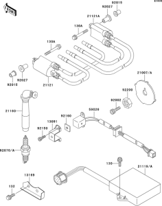 ZX1100 Система зажигания