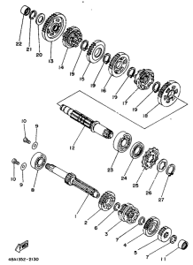TZR80RR Трансмиссия