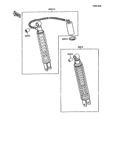 KMX125 Амортизатор