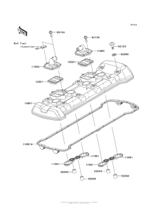ZR1000 Крышка головки цилиндров