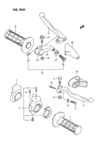 RM250 Рулевой переключатель