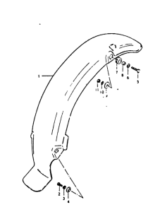 TS125 Заднее крыло