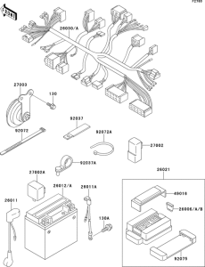ZR750 Электрика
