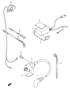 RM80 Cdi unit - ignition coil