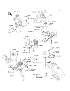 EJ800 Рама ,крепежные детали