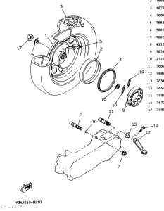 CW50 Переднее колесо