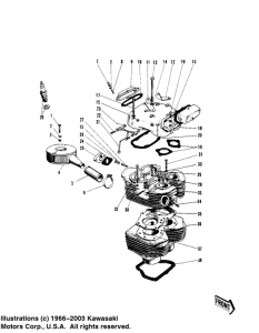 W1 Головка блока цилиндров / цилиндр