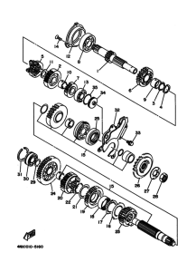 TRX850 Трансмиссия
